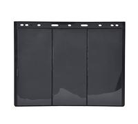 LetCart Stamp Album Page Sheets Universal 9 Löcher 10 Stück Transparent oder Schwarz Basis 3 oder 4 Linien für Standard Briefmarken Sammelalbum 218 x 280mm (3 lignes sur fond noir)