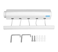 LetCart Telescopic Retractable Clothesline Clothes Drying Rope Hanger Flexible Space Saving for Indoor Outdoor Bathroom Balcony Plastic As Pictures Shown 3.2m 3.75m (cinq cordes)