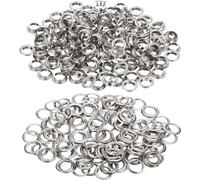 LetCart Trousse à œillets Outils 10mm Metal Ensembles Oeillets 2000 Set Kit de Grommets Eyelets Kit, Oeillet Couture pour Toile/Cuir/Bannière/Rideaux/Vêtement (6 mm)
