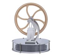 LetCartMaker Moteur Stirling Basse Température, Machine à Vapeur Stirling, Moteur Stirling Basse Température, Objectif d’apprentissage Thermodynamique et Physique, 17,5 x 12,1 x 10,4 cm, Moyen
