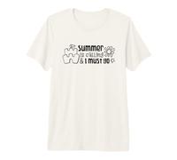 L'été Approche et Je Dois partir en Vacances sur la Plage et Le Surf T-Shirt Haut de Gamme