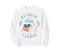 L'été, la Lecture au Bord de la Piscine est Mon Amateur de Livres de Cardio Sweatshirt