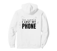 L'été où J'Ai Perdu Mon téléphone | Ambiance rétro Amusante Sweat à Capuche