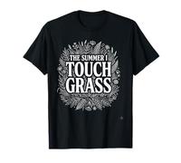 L'été où J'Ai touché l'herbe, Un mème Amusant sur la Nature T-Shirt