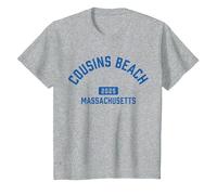L'été où Je suis devenue Jolie - Cousins Beach 2025 T-Shirt, Enfant, Gris Chiné, 12 Ans