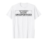 L'été où Je suis devenue Une Pause Amusante Non supervisée T-Shirt