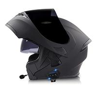 Letetexi Bluetooth Casque Moto Modulable,Casques Intégral Flip-Up Modulables Casque de Moto Scooter avec Anti-buée Visière,ECE Homologué pour Homme Femme 57~64CM