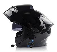 Letetexi Bluetooth Casque Moto Modulable,Casques Intégral Flip-Up Modulables Casque de Moto Scooter avec Anti-buée Visière,ECE Homologué pour Homme Femme 57~64CM