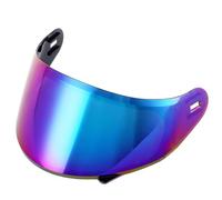 Letetexi Visière de Remplacement Moto Casque Integral Visière Casque Moto Détachable Remplacement Coupe-Vent PC Shield Sports Loisirs Outdoor Moto Visière de Remplacement Colorée