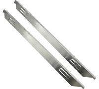 leteyes - Couvercle de plaque de cuisson en acier inoxydable argenté de 58,4 cm - Pour cuisine entre les bords de la cuisinière