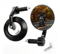 Letgoing Rétroviseur de guidon de moto pour guidon de moto de 17 à 20 mm approuvé E24 réglable à 360° pour quad scooter cyclomoteur CBF125 600 YZF R125 Ninja Z400 Z650