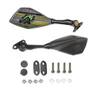 Letgoing Rétroviseur Moto Rotatif 360° Rétroviseur Convexe pour ZX6R ZX-6R ZX636 Ninja 300 EX300 ABS 400 2018-2019 600 CBR 600RR 2003-2011CBR900