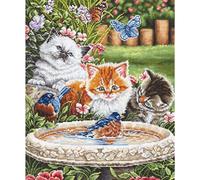 Letistitch Kit de point de croix "Un peu de plaisir", motif à compter, 34x29cm