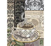Letistitch Kit point de croix compté Löwenkaffee B Motif lion 22 x 18 cm