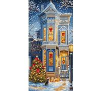 Letistitch L9953 Kit de broderie au point de croix Motif Noël victorien