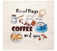 Letistitch Leti927 Kit point de croix Multicolore 15 x 14 cm