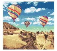 Letistitch Leti961 Kit point de croix Multicolore 23,5 x 25 cm