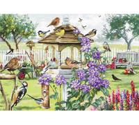 Letistitch Point de Croix "Oiseau Table" ; Motif à compter, 43x30cm