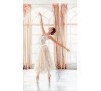Letistitch point de croix set "Ballerina II" ; modèle à compter, 32x19cm