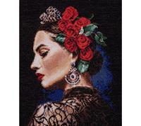 Letistitch point de croix set "Muse", motif à compter, 25x20cm