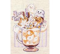 Letistitch "Trick or Treat Cup" set de broderie au point de croix, 17x13cm