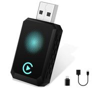 Letitwell Wireless Carplay Adapter La Nouvelle Version est Rapide et Stable, Plug-and-Play Type-c/USB, Mini Carplay Adapter Filaire à sans Fil, adapté à l'iPhone iOS 10+ et aux Voitures avec carplay