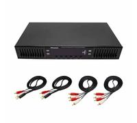 LeTkingok 220v Hifi Numérique Hd Préamplificateur Stéréo égaliseur Intégré Usb Bluetooth égaliseur de Scène Domestique Double 10 Segments EQ-898 (Le noir)