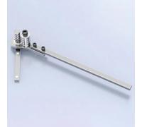 LeTkingok Cintreuse Manuelle à 90° pour Barres Plates en Fer/Cuivre/Acier, épaisseur 1 à 4MM, étau D'établi, Conception à 5 Roulements