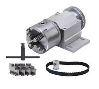 LeTkingok Ensemble Broche à 4 Mors pour Mini-tour, Mandrin à Centrage Automatique de 80 mm