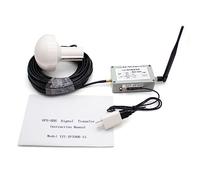 LeTkingok Kit Complet de Transfert D'amplificateur de Répéteur de Signal Gps Intérieur L1 Bd2 avec Antenne de Réception de Champignon 15m