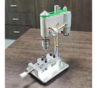 LeTkingok Perceuse d’Établi Électrique Miniature pour le Bricolage et les Travaux de Précision, Mandrin de 0,3 à 4 mm, Machine de Perçage de Bureau Compacte avec Étau