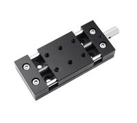 LeTkingok Platine Coulissante Linéaire Manuelle de Précision sur l'Axe X, Course de 35 mm, avec Plaque de Base