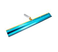 LeTkingok Raclette Crantée en Acier Inoxydable, Outils à Main de Construction de Râteau à Nivellement Automatique en Ciment époxy 3/5/8MM (5MM)