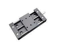 LeTkingok Table Coulissante Manuelle pour Axe X, Platine Linéaire de Précision à Course de 50 mm avec Vis-Mère et Guide Linéaire