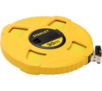 LETNERNY-0-34-297 Mètre À Ruban Fibre De Verre 30 M Jaune Fluo - Revêtement Pvc - Anti-Corrosion - Anti-Uv Et Non Conducteur - Classe Iii - Boitier Abs Antichocs