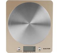 LETNERNY-1036 Olfeu16 Disc Balance De Cuisine Électronique, Balance Numérique Avec Plateforme De Disque En Acier Inoxydable, Fonction Tare, Affichage Lcd Facile À Lire, Capacité 5Kg, Olympus Or