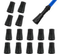 Letnerny-15 Pièces Protecteur En Caoutchouc Embouts, Capuchons De Pointe De Bâton Bâtons De Marche En Caoutchouc Pour Bâtons De Marche Nordique Trekking Protecteurs Gravier Montagnes Randonnée