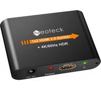 LETNERNY-1X2 1080P Hd Répartiteur Hdmi 3D Hdmi Splitter 1 Entrée 2 Sorties Amplificateur Distributeur 2 Voies Hdmi Pour Hdtv Pc Sky Box Projecteur Ps2 Ps3 Ps4 Xbox360 Dvd Blu-Ray