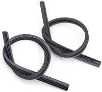 Letnerny-2 Pcs Racine D'essuie-Glace En Caoutchouc, Bandes Désossées, Cutable, Universel Supplément De Lame, Accessoires De Nettoyage De Voiture
