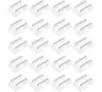 LETNERNY-20 Lot De Connecteurs Led Cob À 2 Broches Pour Bandes Lumineuses 10 Mm-9 En 1 Sans Zone Sombre Adaptés Aux Bandes Lumineuses Ip20 Cob Et Smd