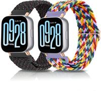 Letnerny-22mm Bracelet Pour Xiaomi Watch 5 Lite / 5 Active, 2 Pièces Bracelets De Remplacement Étoile Noire & Arcenciel
