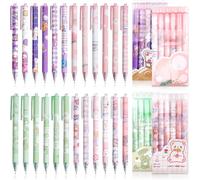 Letnerny-24 Stylo Gel Kawaii, 0.5mm Mignon Stylo Bille, Stylo Kawaii Cartoon, Gel Pen Pour Cadeaux De Bureau Journal D'écriture La Maison Bureau