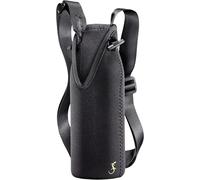 Letnerny-240836 Housse Isotherme Avec Sangle De Transport Pour Bouteille Isotherme En Acier Inoxydable 0,75 L Noir