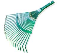 LETNERNY-24460 Balai À Gazon Fil Plat P37 400 Mm Acier Vert