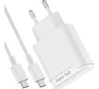 Letnerny-25w Chargeur Type C Charger Rapide Compatible Avec Samsung Galaxy A15 5g A16 A55 A54 A34, A35 A25 A14 A13 A53 A52 S25 S24 S23 S22 Tab Usbc Adaptateur Secteur Fast Charge Avec Type C Câble 1.