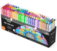 Letnerny-260 Stylo Gel Couleur, Lot Stylo Couleur 130 Stylos À Bille À Encre Gel Avec 130 Recharges Inclus Couleur Paillette Métallique Néon Pastel Pour Journaling Coloriage
