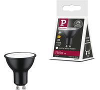 Letnerny-29167 Réflecteur Led Standard 230 V Gu10 750lm 8w 4000 K Gradable Noir Mat 36° Ampoule Ral9004