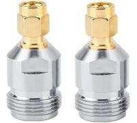 LETNERNY-2Pcs Connecteur Mâle Sma, 4G Antenne Sma Adaptateur Kit De D'Adaptateur Coaxial Wifi Routeur Pour Pr Antenne