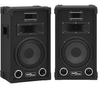 LETNERNY-2X Haut-Parleurs De Scène Hifi Passifs Professionnels Enceinte Système De Sonorisation Réunion Conférence Rassemblement Evénement 800 W Noir