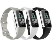 Letnerny-3 Pack Bracelet Fin Compatible Avec Fitbit Charge 6/Charge 5 Pour Femmes Hommes, Bracelet Étroit De Remplacement En Tpe